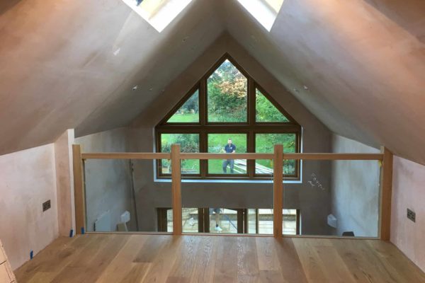 BMC Builders conversion completed interior mezzanine